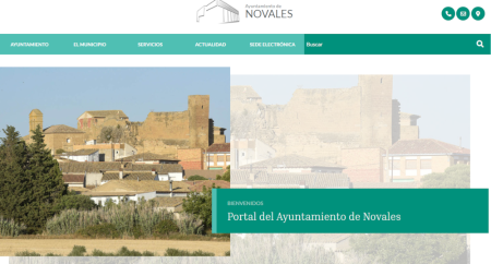 Imagen Novales estrena nuevo portal web y app móvil municipal